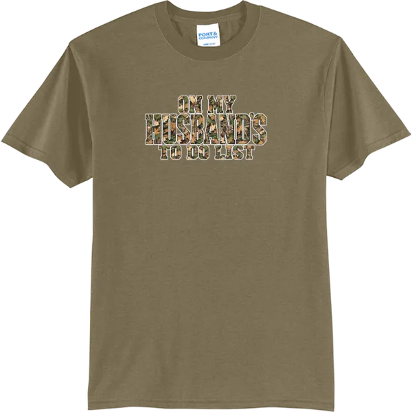 On My Husband's List - Camo - Coyote Brown