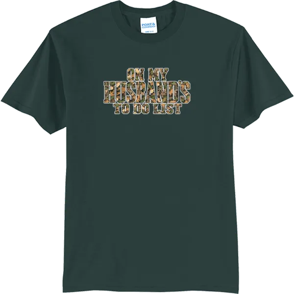 On My Husband's List - Camo - Dark Green